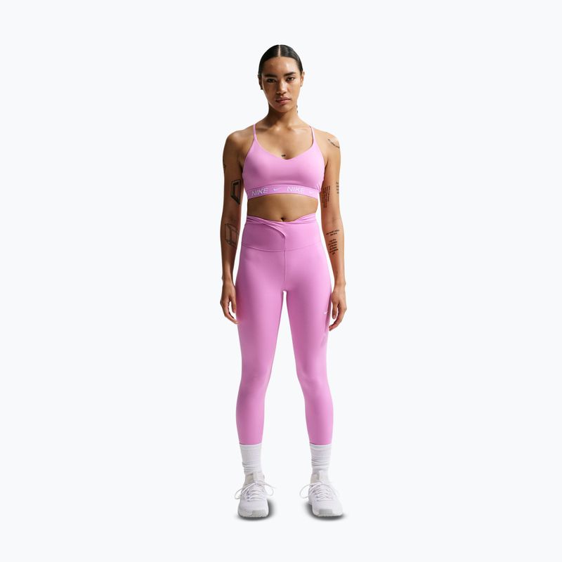 Fitness podprsenka Nike Dri-Fit Indy Light Support light magenta/light magenta/white 2