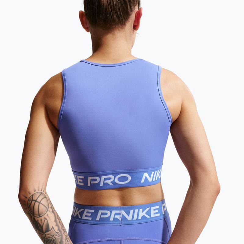 Dámske tréningové tričko Nike Pro Dri-Fit sapphire/white 5