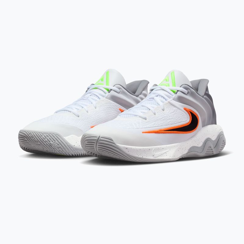 Pánske basketbalové tenisky Nike Giannis Immortality 4 White/Volt/Wolf Grey/Black 3
