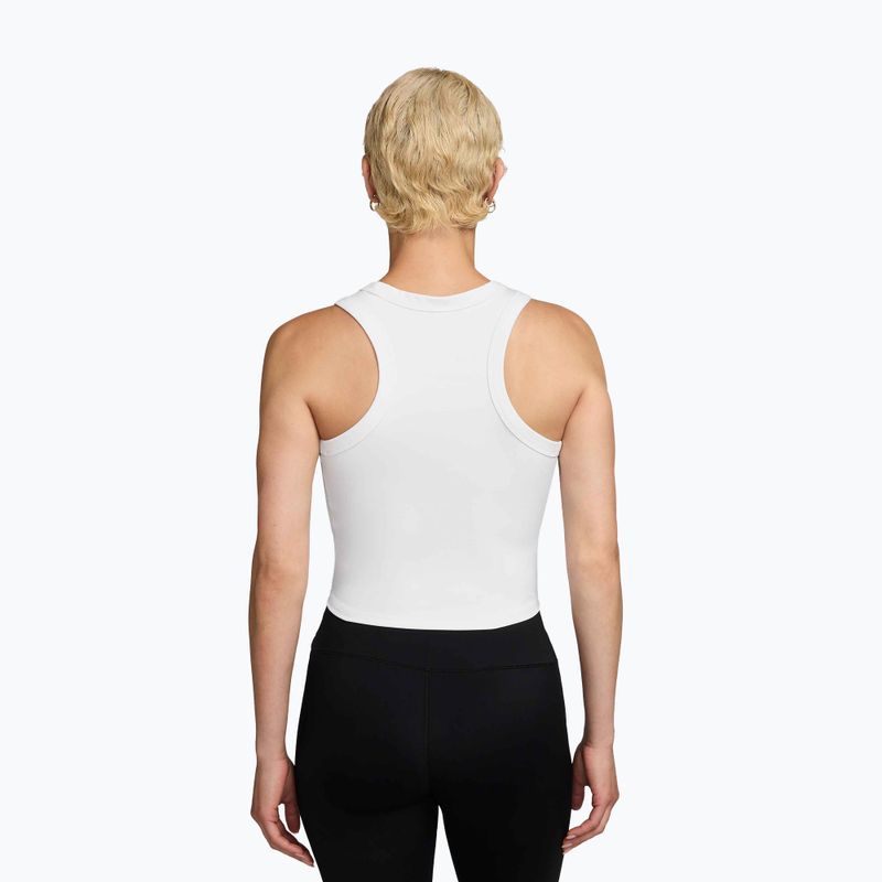 Dámske tričko Nike One Fitted Dri-Fit Cropped Tank thunder white/black 2