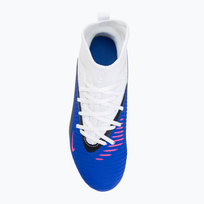 Detské futbalové kopačky Nike Phantom 6 High Club FG/MG racer blue/white/pink blast 5