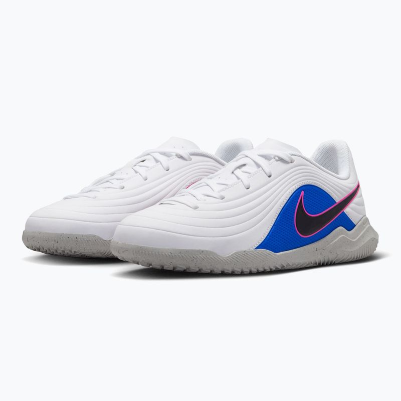 Detské futbalové kopačky Nike Tiempo Maestro Club Jr IC white/racer blue/pink blast/black 3