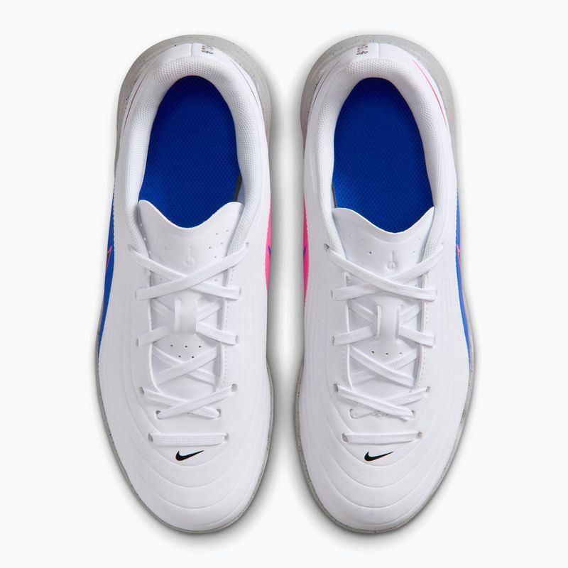 Detské futbalové kopačky Nike Tiempo Maestro Club Jr IC white/racer blue/pink blast/black 6