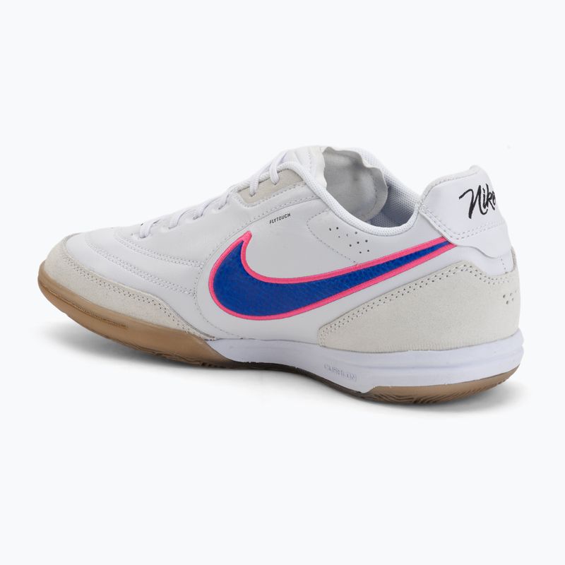 Pánske futbalové kopačky Nike Streetgato white/pink blast/racer blue 3