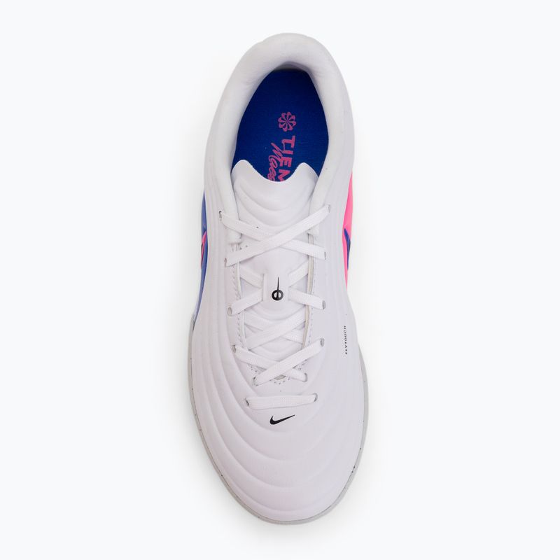Detské futbalové kopačky Nike Tiempo Maestro Academy Jr TF white/racer blue/pink blast/black 5