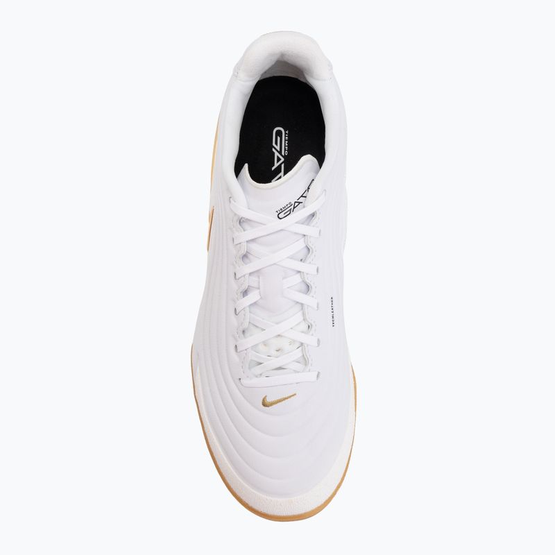 Pánske futbalové kopačky Nike Tiempo Reactgato IC white/metallic gold 5