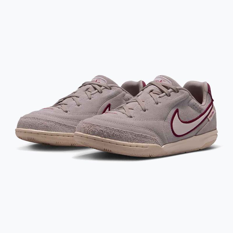 Detské futbalové kopačky Nike Tiempo Streetgato Premium Jr moon particle/team red/chalk 3