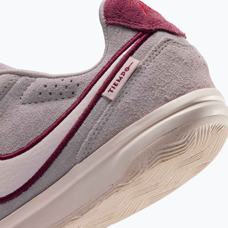 Detské futbalové kopačky Nike Tiempo Streetgato Premium Jr moon particle/team red/chalk 5