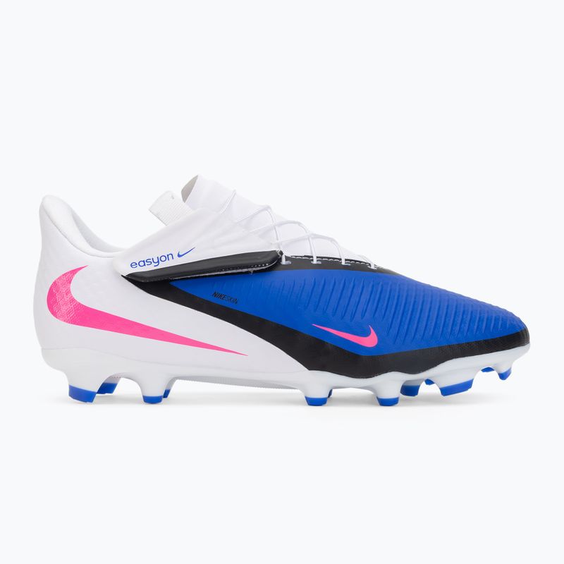Pánske futbalové kopačky Nike Phantom 6 Low Academy EasyOn FG/MG racer blue/white/pink blast 2