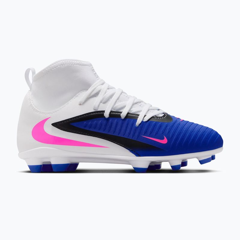 Detské futbalové kopačky Nike Phantom 6 High Club FG/MG racer blue/white/pink blast 8