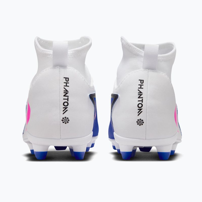 Detské futbalové kopačky Nike Phantom 6 High Club FG/MG racer blue/white/pink blast 11