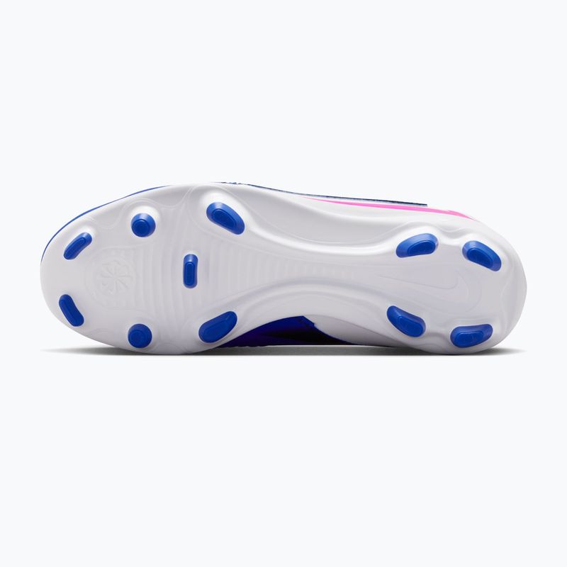 Detské futbalové kopačky Nike Phantom 6 High Club FG/MG racer blue/white/pink blast 12