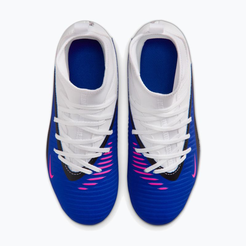 Detské futbalové kopačky Nike Phantom 6 High Club FG/MG racer blue/white/pink blast 13