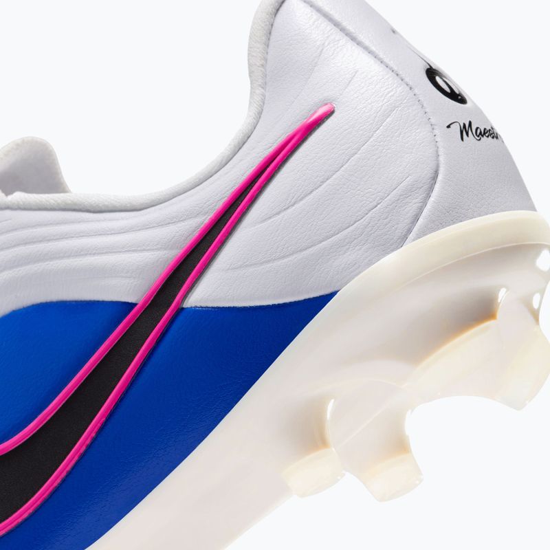 Detské futbalové kopačky Nike Tiempo Maestro Academy Jr FG/MG white/racer blue/pink blast/black 9