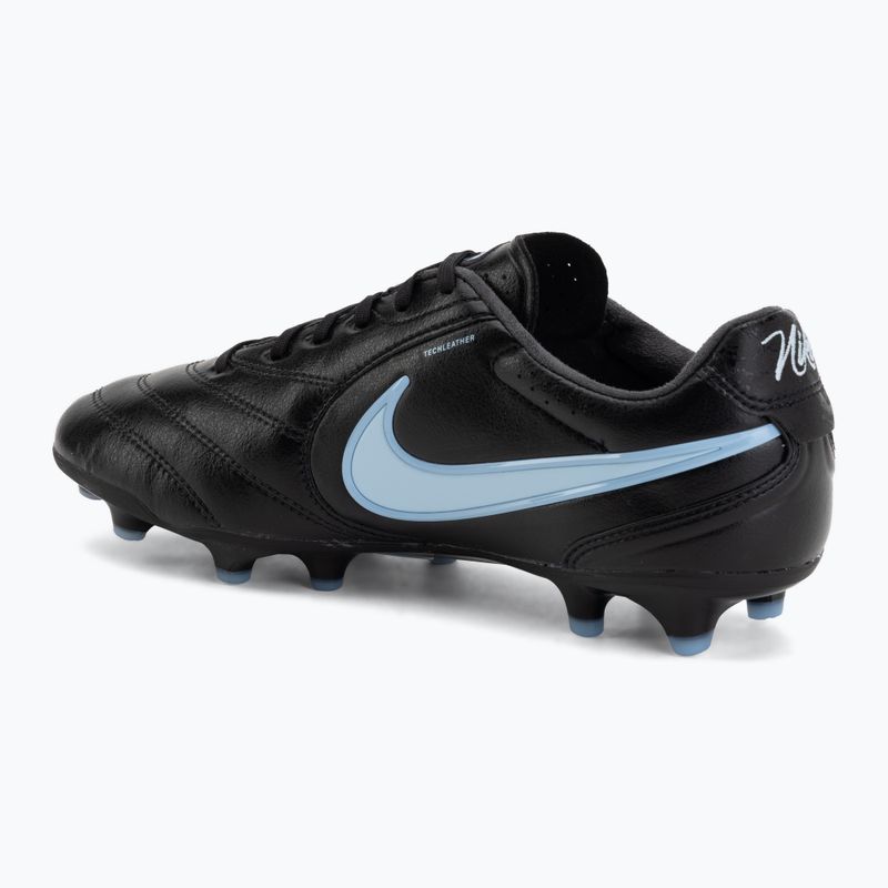 Pánske futbalové kopačky Nike Tiempo Ligera Pro FG black/ice blue/obsidian 3