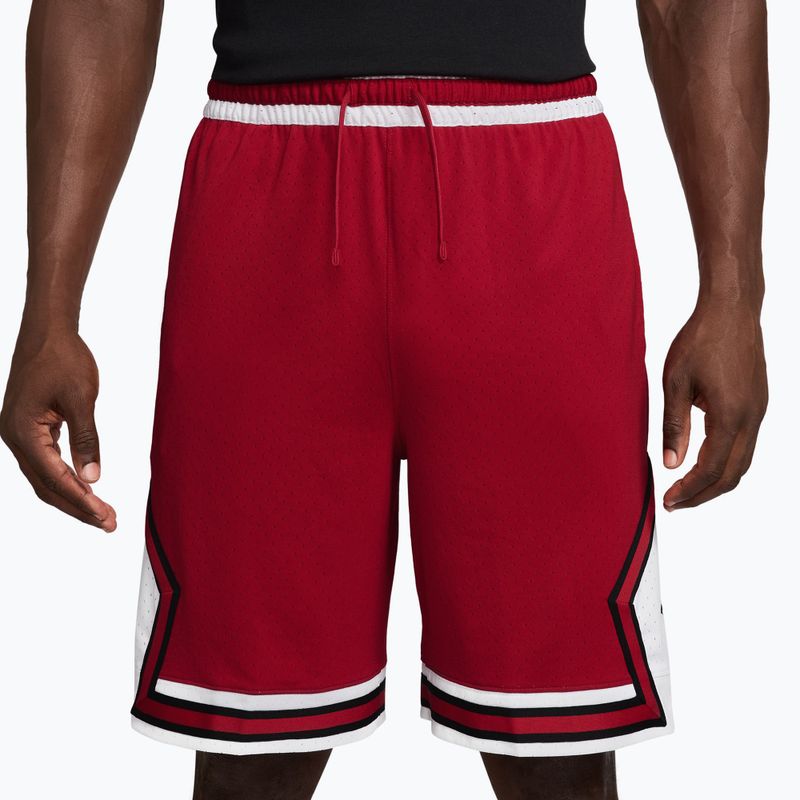 Pánske basketbalové šortky Jordan Sport Dri-FIT 9" Diamond gym red/white/gym red