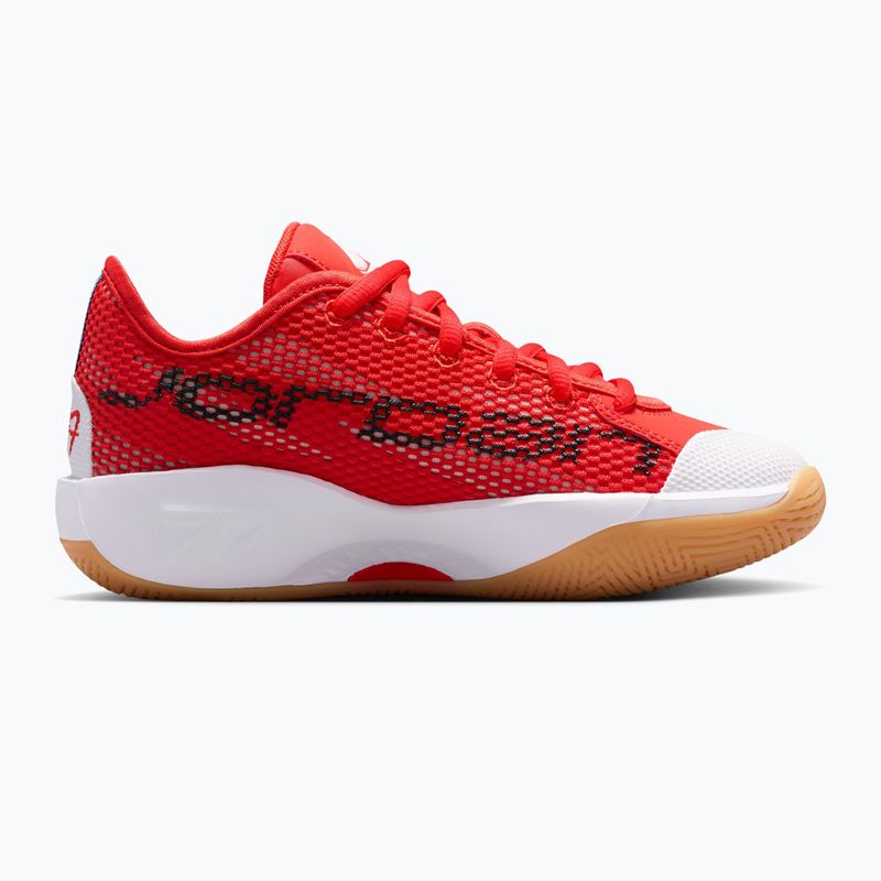 Detské basketbalové topánky Nike Jordan Luka 77 GS Jr chile red/gum light brown/white 9