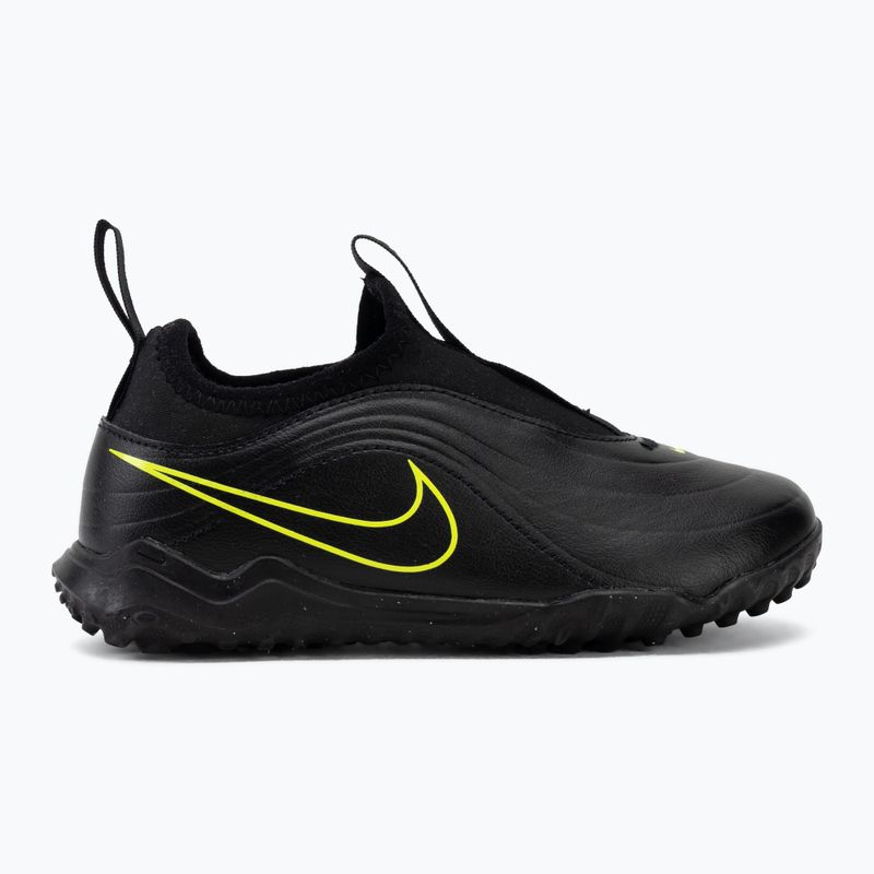 Detské futbalové kopačky Nike Tiempo Maestro Flex Jr TF PS black/volt/black 2