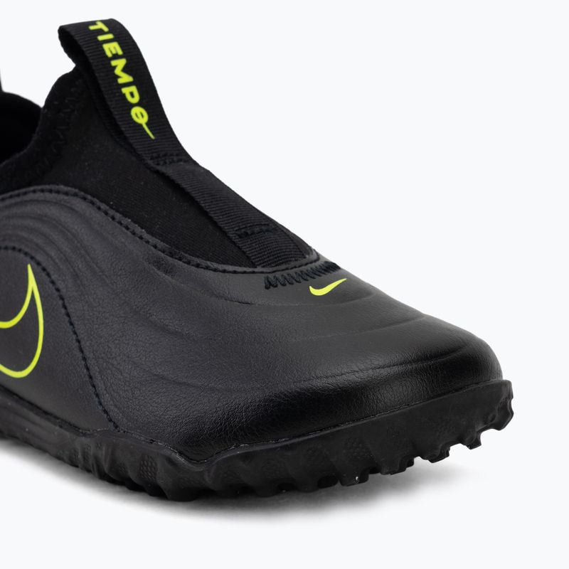 Detské futbalové kopačky Nike Tiempo Maestro Flex Jr TF PS black/volt/black 7