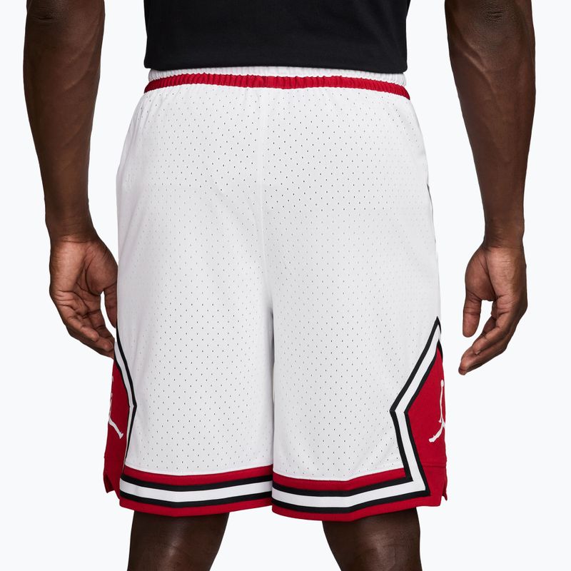 Pánske basketbalové šortky Jordan Sport Dri-FIT 9" Diamond white/gym red/white 2