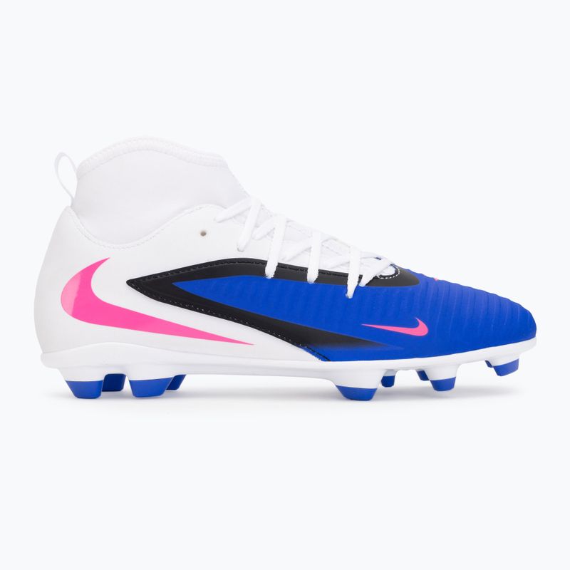 Pánske futbalové kopačky Nike Phantom 6 High Club FG/MG racer blue/white/pink blast 2