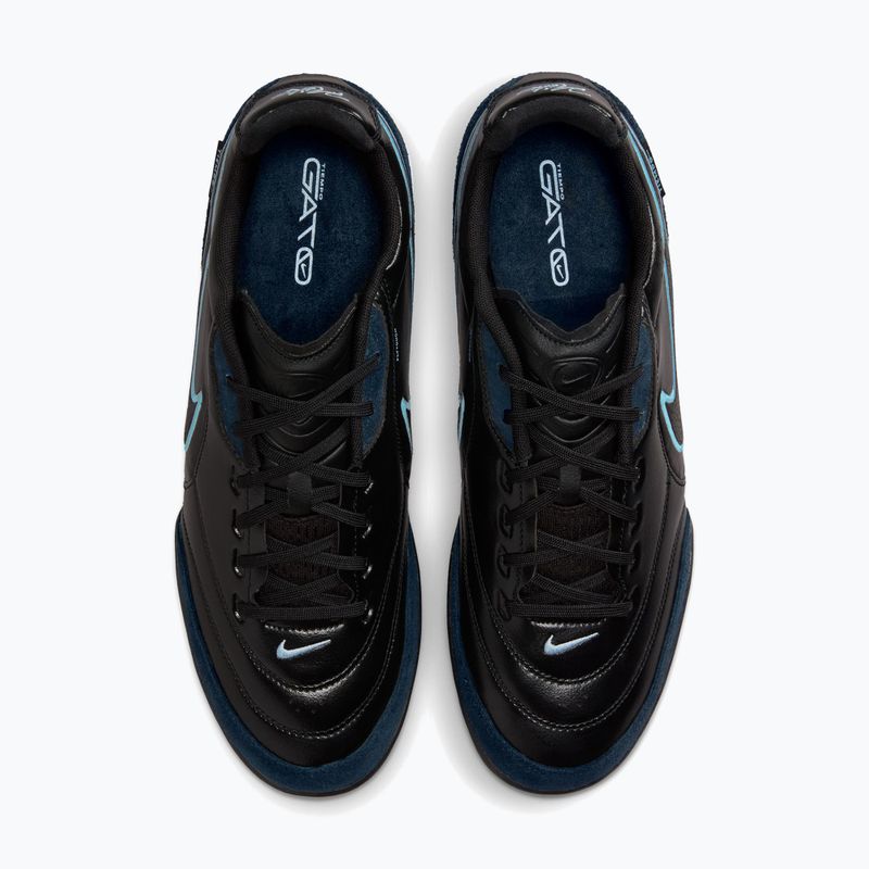Pánske futbalové kopačky Nike Streetgato black/ice blue/obsidian 5