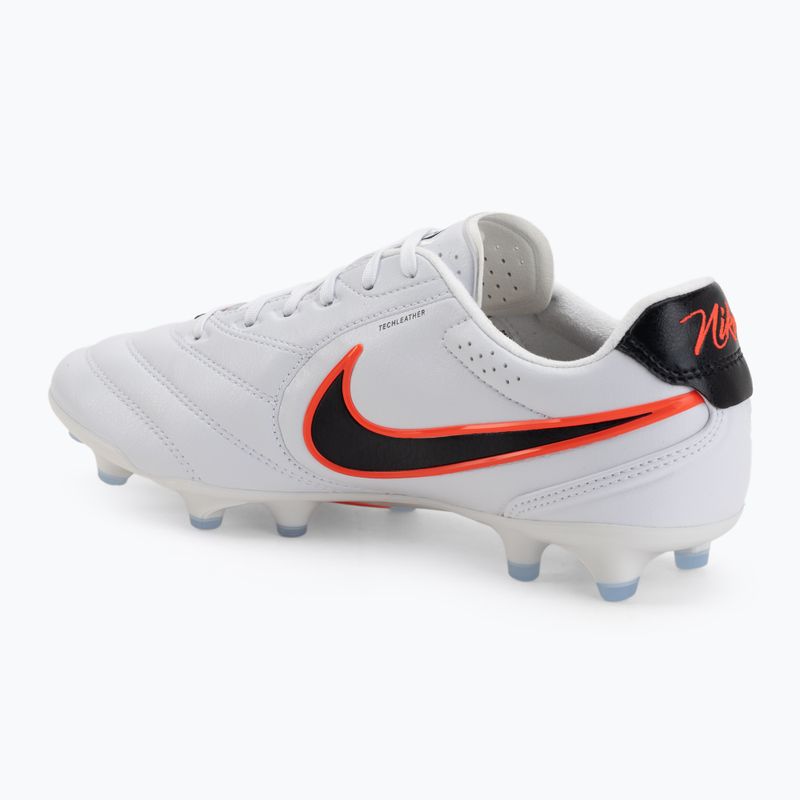 Pánske futbalové kopačky Nike Tiempo Ligera Pro FG white/bright crimson/black 3