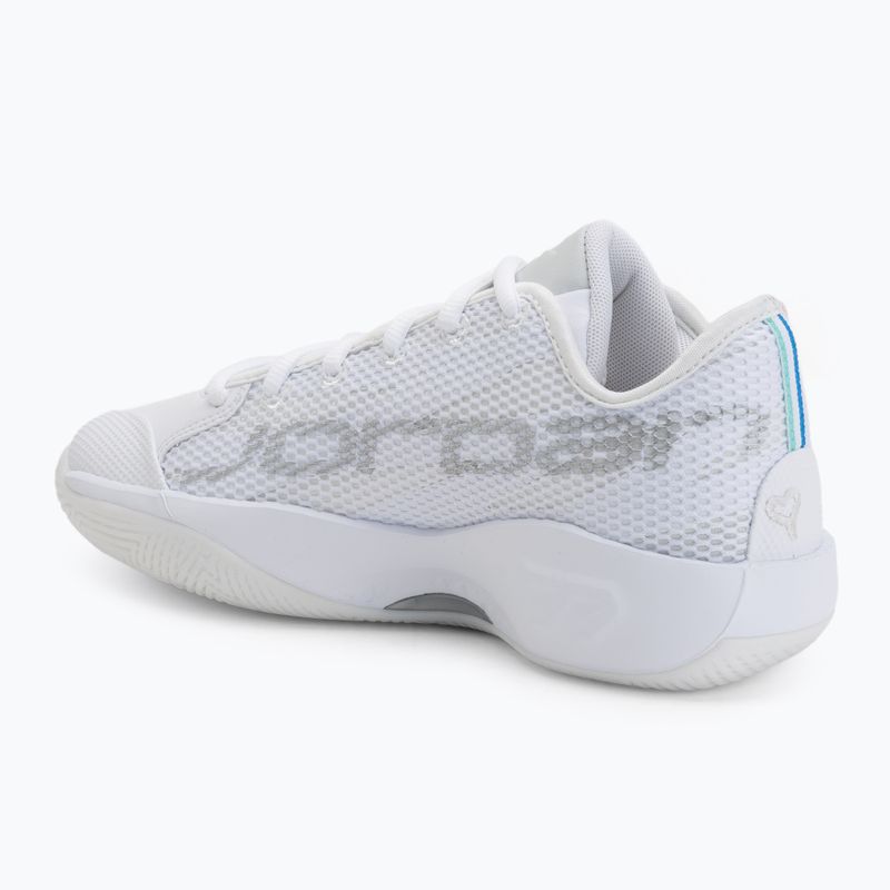 Pánske basketbalové topánky Jordan Luka 77 white/metallic silver/photon dust 3