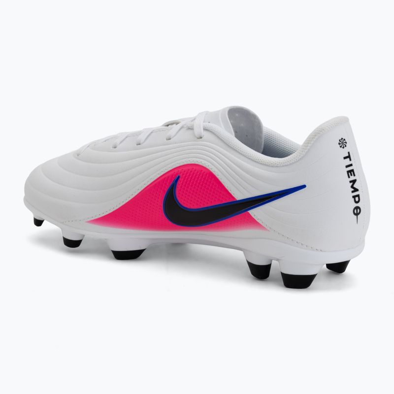 Detské futbalové kopačky Nike Tiempo Maestro Club Jr FG/MG white/racer blue/pink blast/black 3