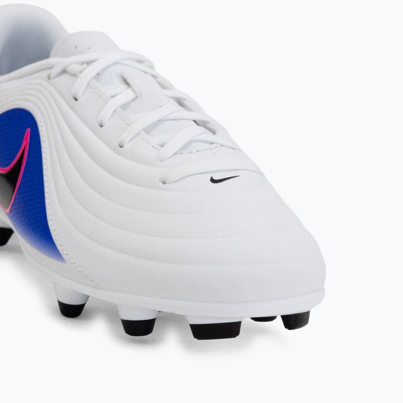 Detské futbalové kopačky Nike Tiempo Maestro Club Jr FG/MG white/racer blue/pink blast/black 7