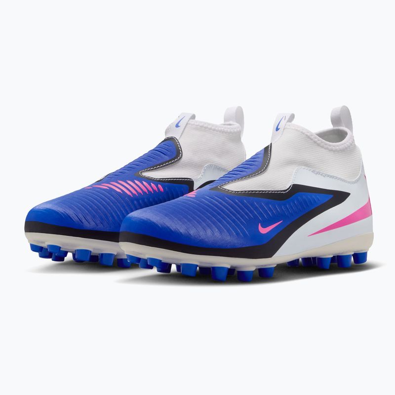 Detské kopačky Nike Jr. Phantom 6 High Academy FG/MG racer blue/white/pink blast 10