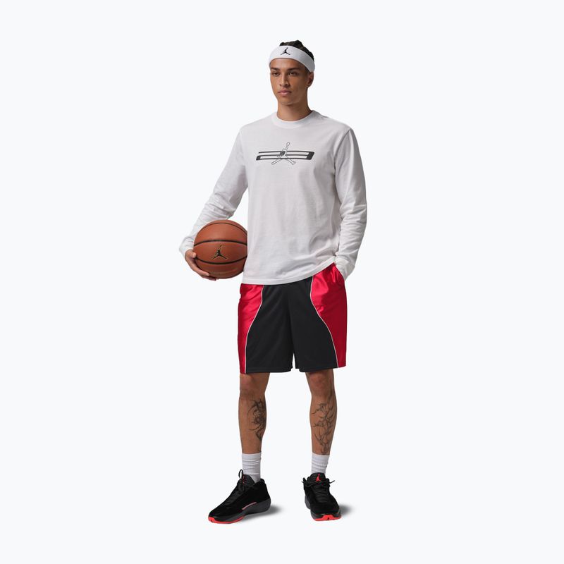 Pánske basketbalové šortky Nike Jordan Sport black/white/gym red 2