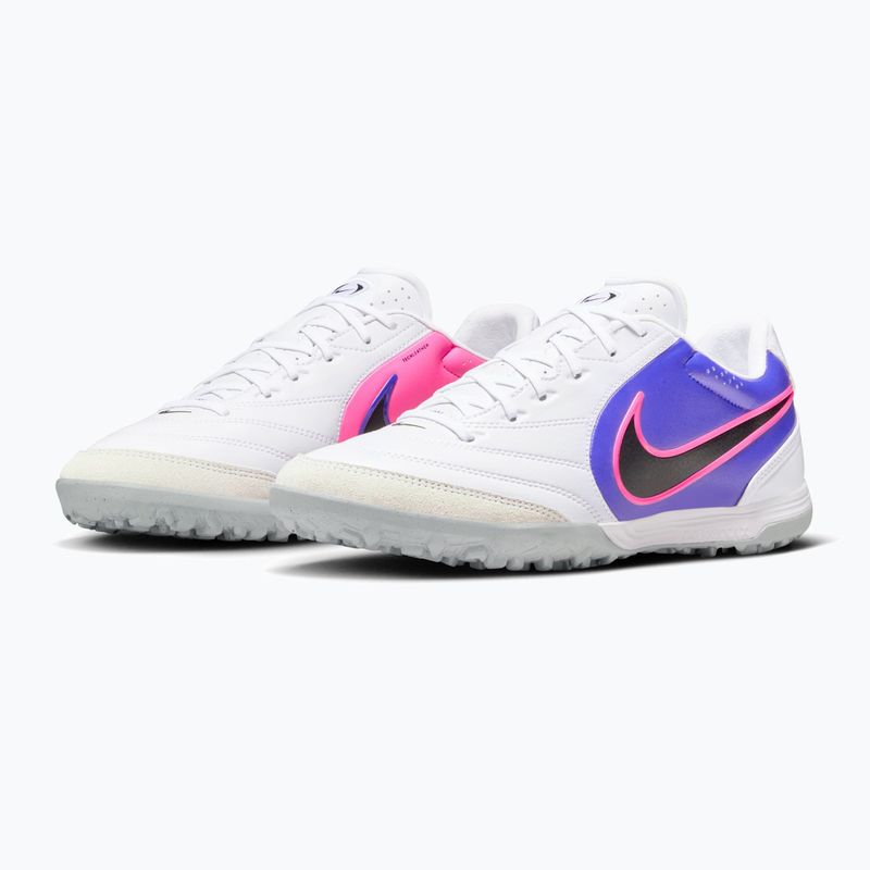 Pánske futbalové kopačky Nike Tiempo Ligera Pro TF white/racer blue/pink blast/black 10