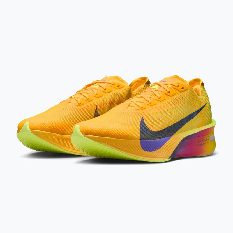 Pánske bežecké topánky Nike Vaporfly 4 Citron Pulse/Laser Orange/Indigo Burst 3