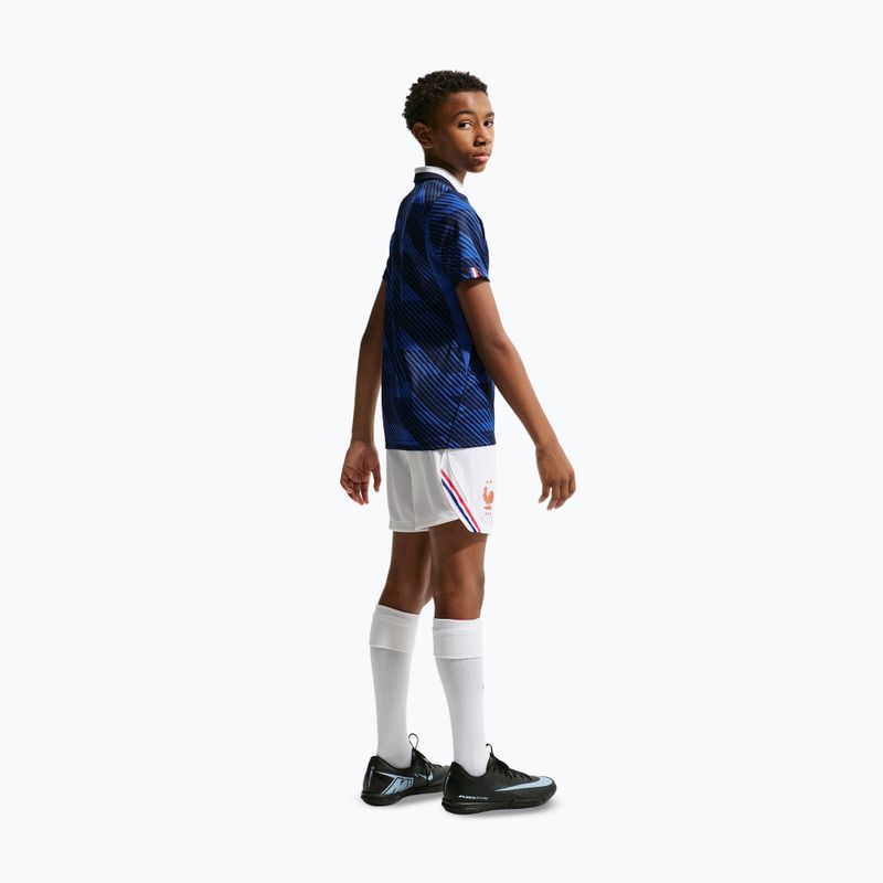 Detské futbalové šortky Nike FFF 2026 Stadium Home white/metallic copper 4
