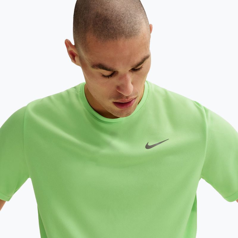 Pánske bežecké tričko Nike Miler Dri-Fit UV lime blast 5