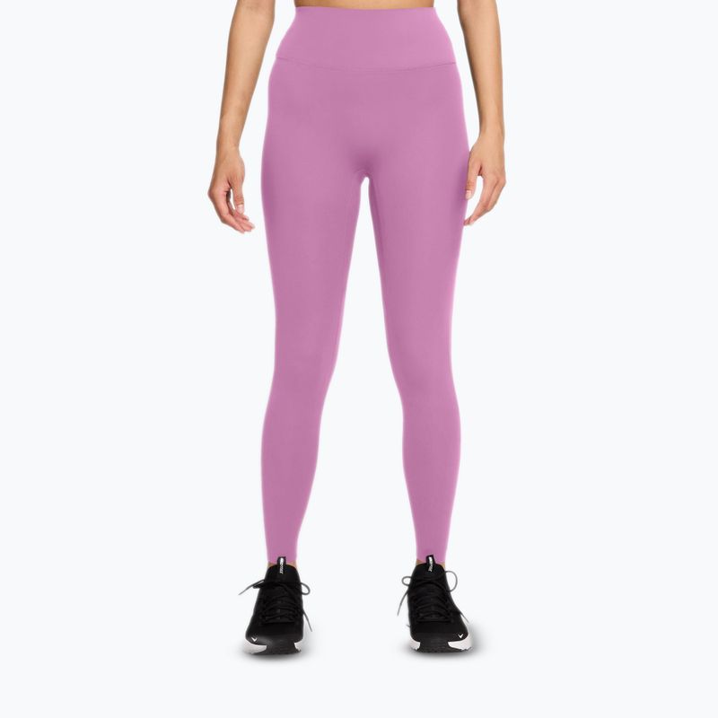 Dámske legíny Nike Zenvy High-Waisted 7/8 light magenta/white