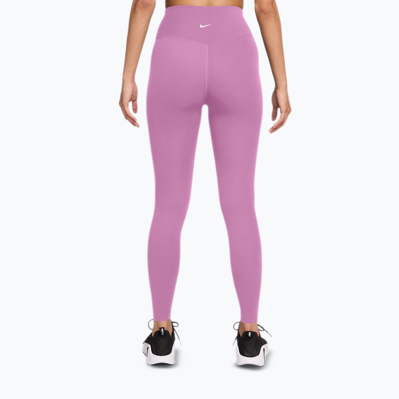Dámske legíny Nike Zenvy High-Waisted 7/8 light magenta/white 2