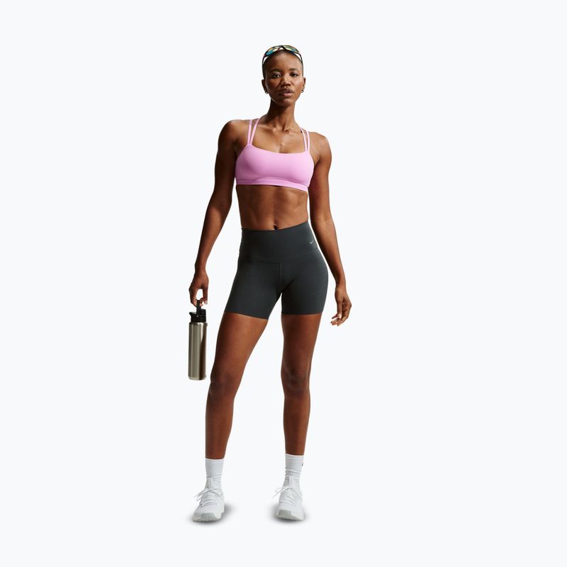 Fitness podprsenka Nike Zenvy Strappy Light-Support light magenta/white 2