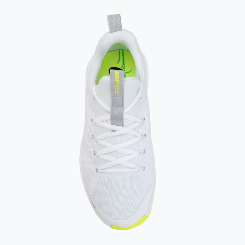 Dámske tréningové topánky Nike Free Metcon 6 white/volt/metallic silver 5