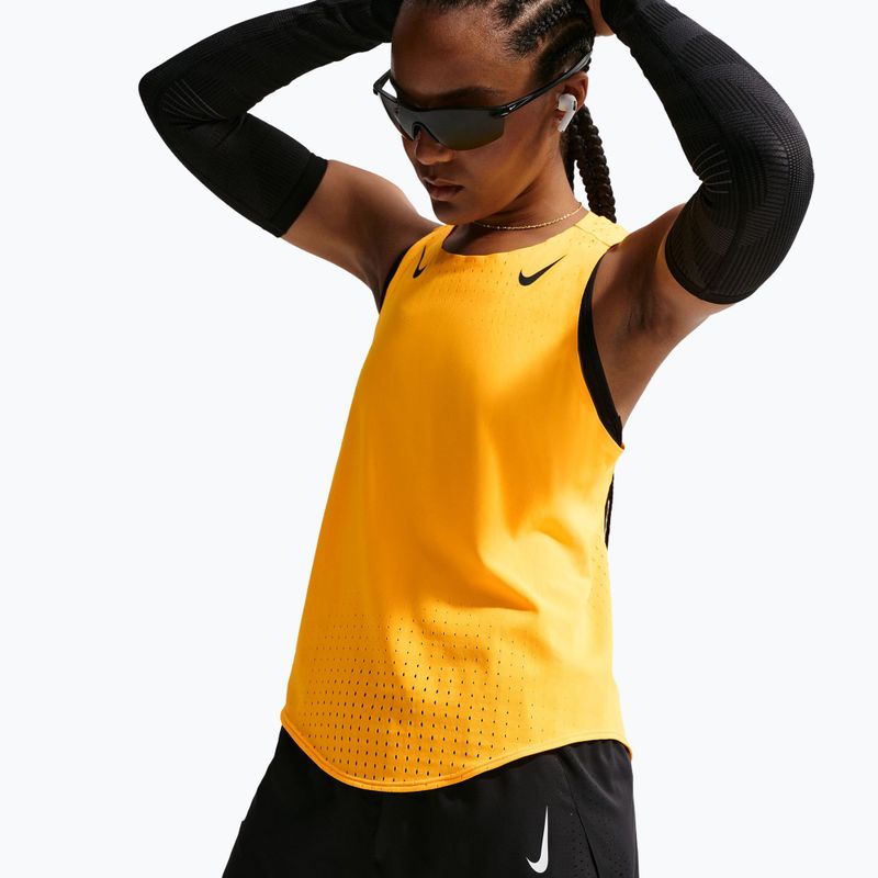 Dámske bežecké šortky Nike AeroSwift ADV Brief-Lined 3" black/white/white 5