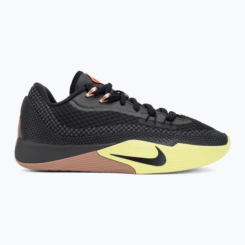 Pánske basketbalové topánky Nike Street Flare black/light lemon twist/desert dust/black 2