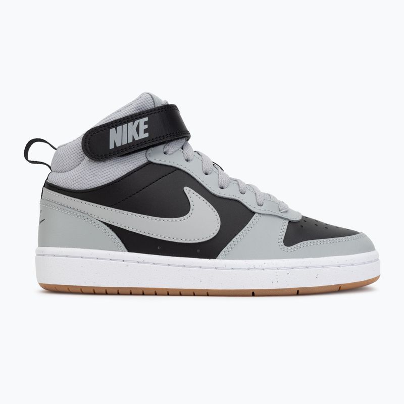 Topánky Nike Court Borough Mid 2 black/white/gum med brown/light smoke grey 2