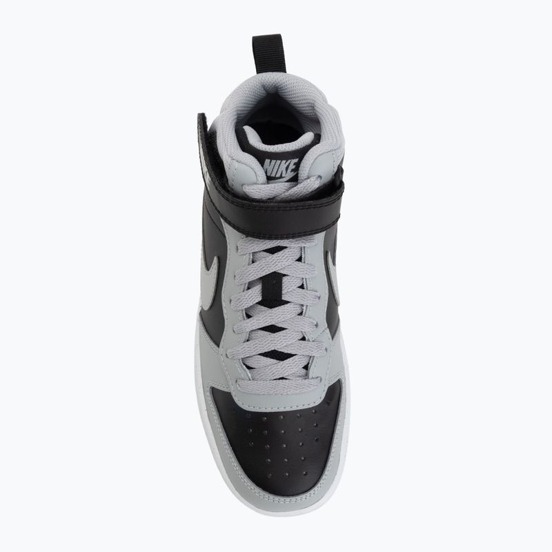 Topánky Nike Court Borough Mid 2 black/white/gum med brown/light smoke grey 5