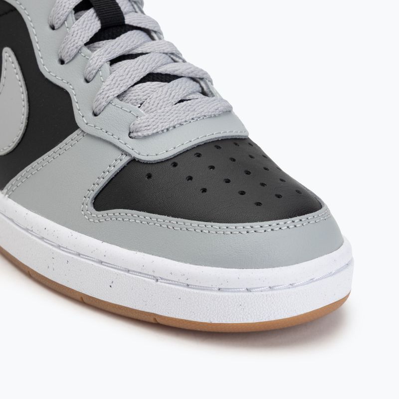 Topánky Nike Court Borough Mid 2 black/white/gum med brown/light smoke grey 7