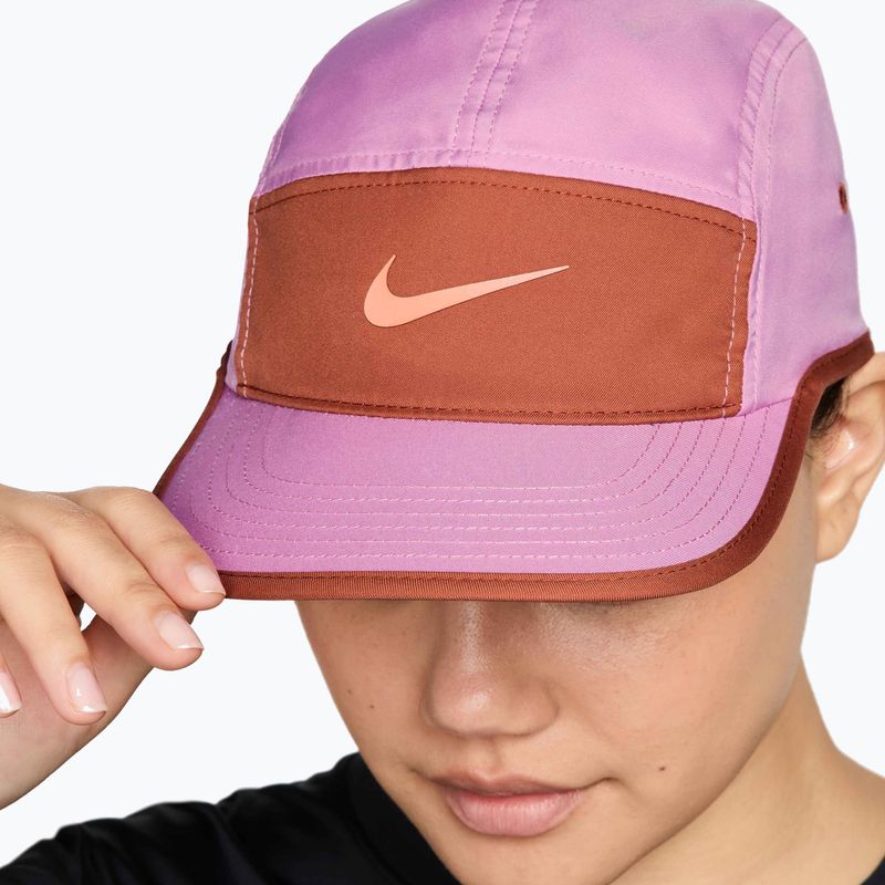 Šiltovka Nike Dri-Fit Fly light magenta/dusty peach/orange frost 6
