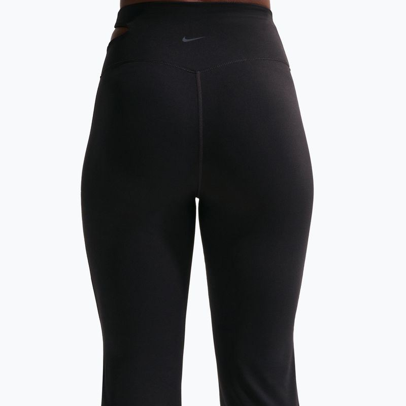 Dámske tréningové nohavice Nike Zenvy High-Waisted Flared black/pcg3c 4