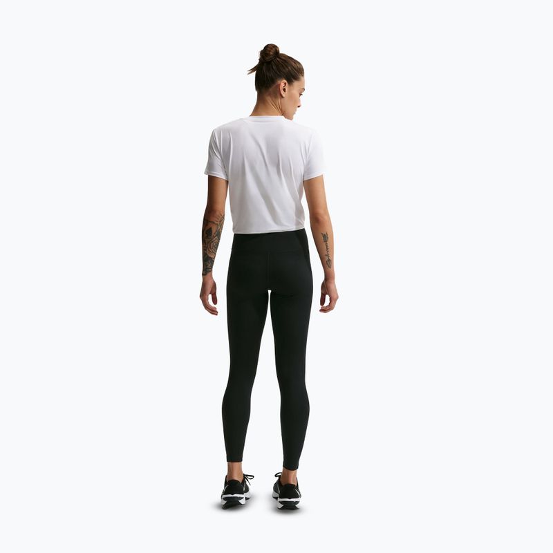 Dámske legíny Nike One Seamless Front High-Waisted black/white 3