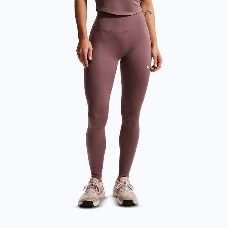 Dámske legíny Nike One Seamless Front High-Waisted tattoo/white