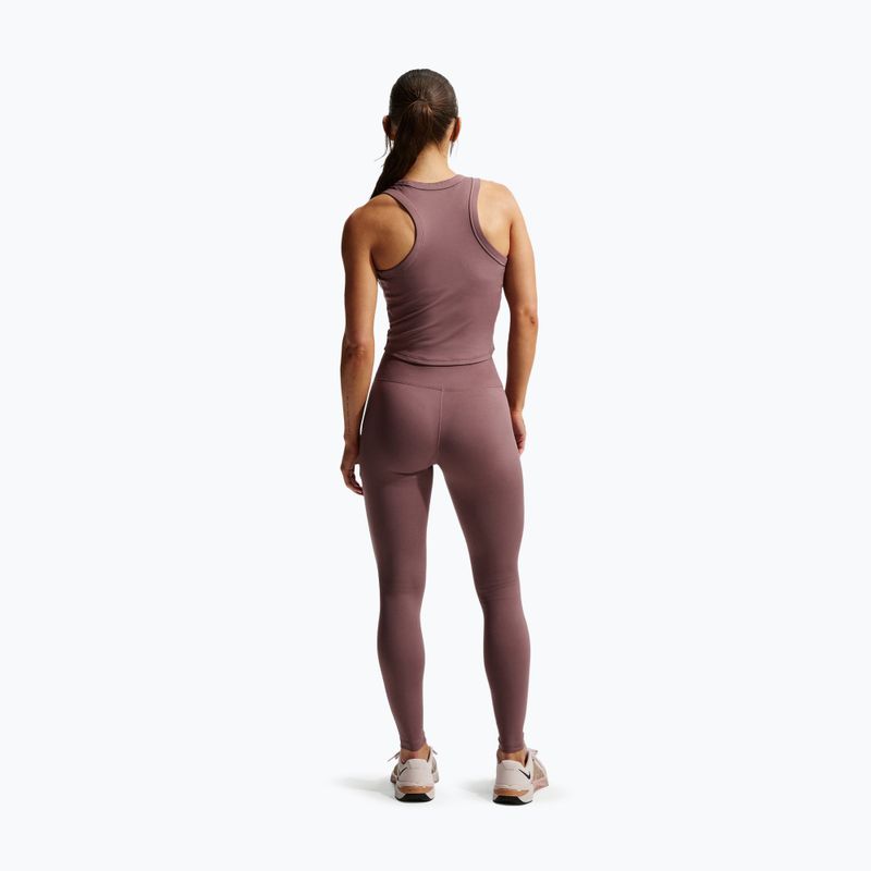 Dámske legíny Nike One Seamless Front High-Waisted tattoo/white 3